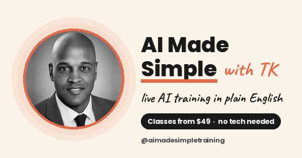 AI with TK — photo from the business website